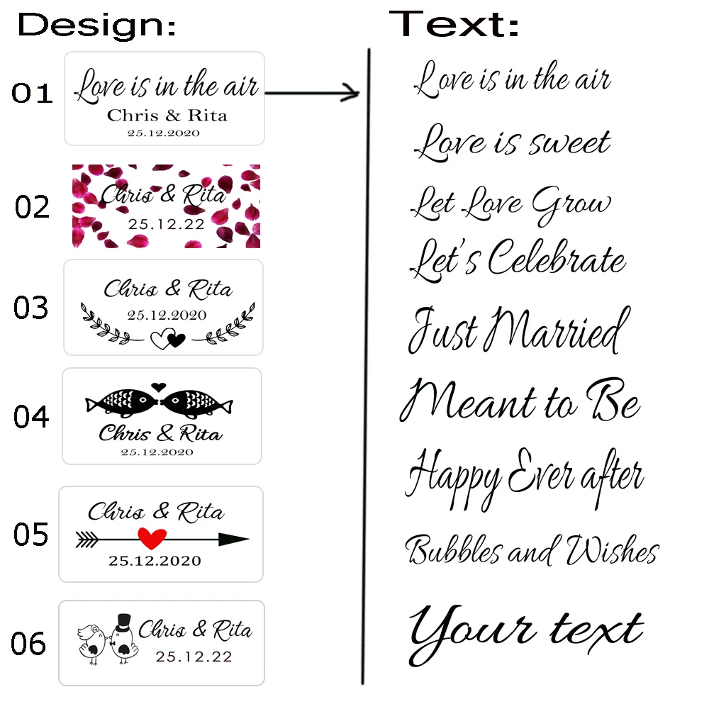 

100pcs Personalized Wedding Decoration Bubble Labels Bubble (not Include Tube)Adhesive Wand Label Clear,party Favor Stickers