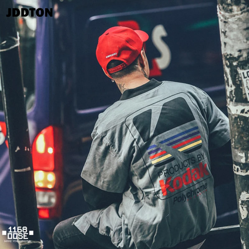 JDDTON новая популярная мужская и женская куртка-бомбер Повседневная модная
