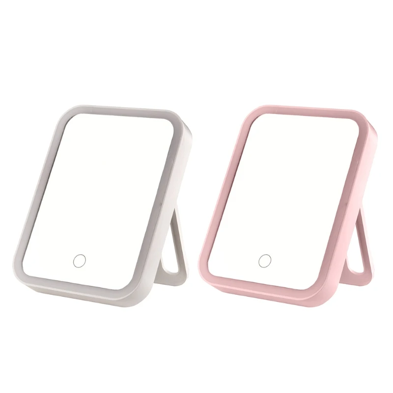 33 светодиодный освещенное зеркало для макияжа Портативный косметичка