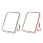 33 светодиодный освещенное зеркало для макияжа Портативный, косметичка для путешествий, настольная лампа Регулируемый Яркость Перезаряжаемые