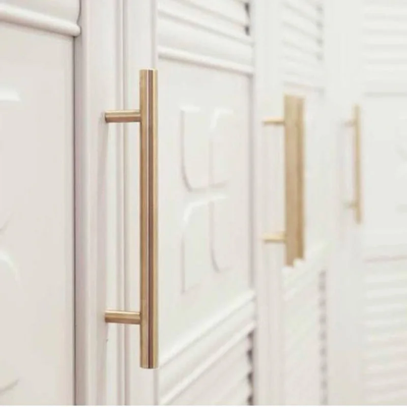 Simple Style Furniture Bedroom Closet Drawer Handle Aluminum Alloy Modern Cabinet Shoe Rack Pull Gold Locker Wine Knob | Обустройство