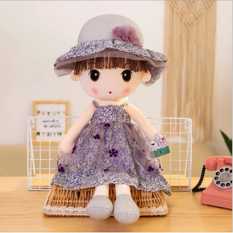Игрушка плюшевая для девочек Спящая кукла детская игрушка успокаивающий подарок