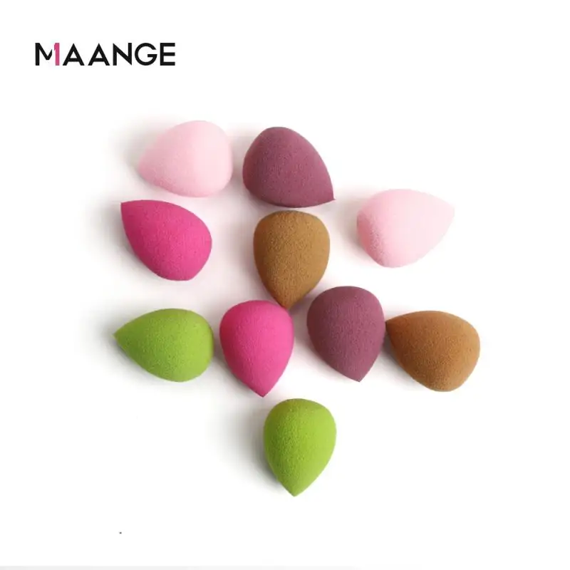 

10pcs Mini Latex Sponge Puff Foundation Puff Dry Use Cosmetic Puff Powder Cosmetic Puff Make Up Beauty Makeup Tools Accessories