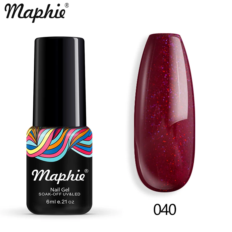 Maphie термальный УФ-гель для ногтей 3D Хамелеон Температура Led лак для ногтей эмаль замочить от Led Изменение цвета гель лак для ногтей - Цвет: 040