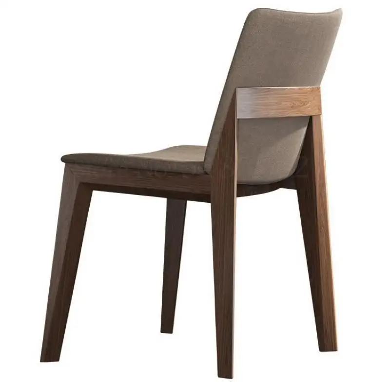 Скандинавский обеденный стул из массива дерева домашний для макияжа современный