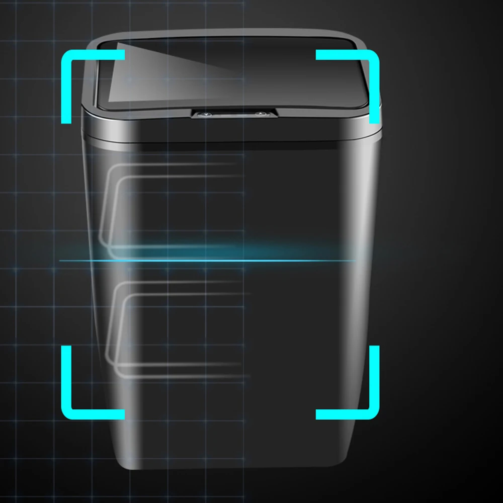Мусорная корзина с умным датчиком бесконтактная Автоматическая урна для мусора