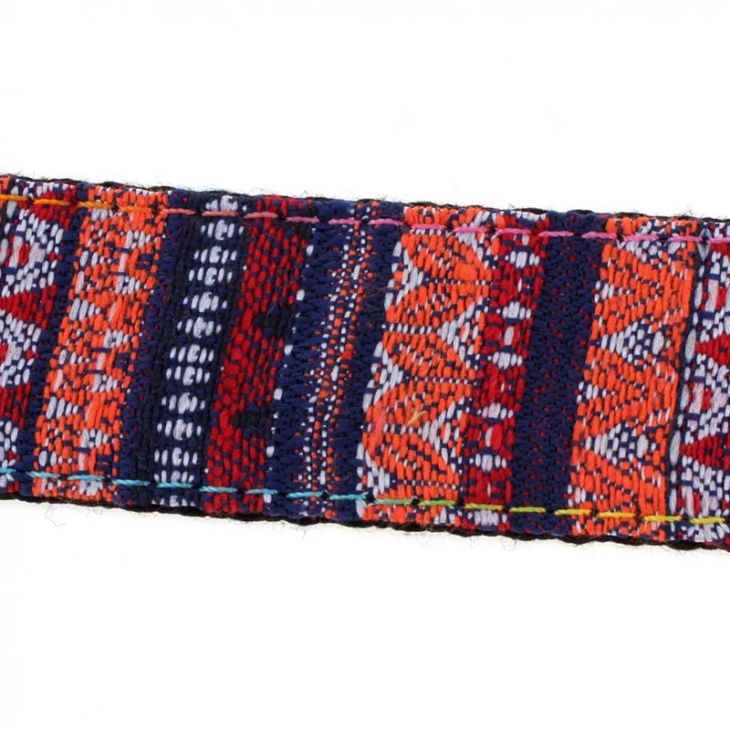 Регулируемый ремень для гитары укулеле 75 130 см кожаный из хлопка пряжка с