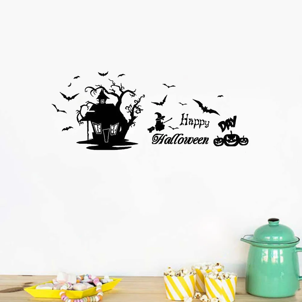 

Украшение замок индивидуальная настенная наклейка съемные обои спальня гостиная диван фоновое украшение (черный)