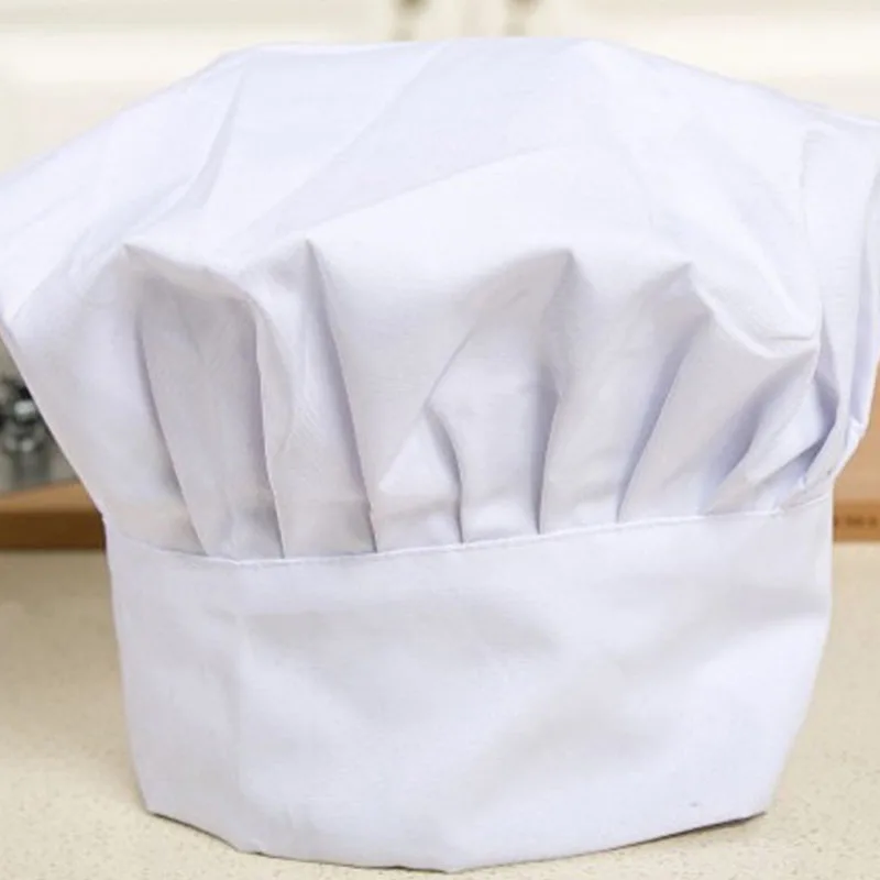 Gorro de cocina Unisex, gorro de Chef, camarero, uniforme, para hornear, barbacoa, parrilla, restaurante, trabajo-1