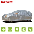 Чехол Kayme многослойный для автомобиля, водонепроницаемый чехол на молнии, из хлопка, с защитой от УФ-лучей, дождя, снега, солнца, подходит для внедорожников и джипов