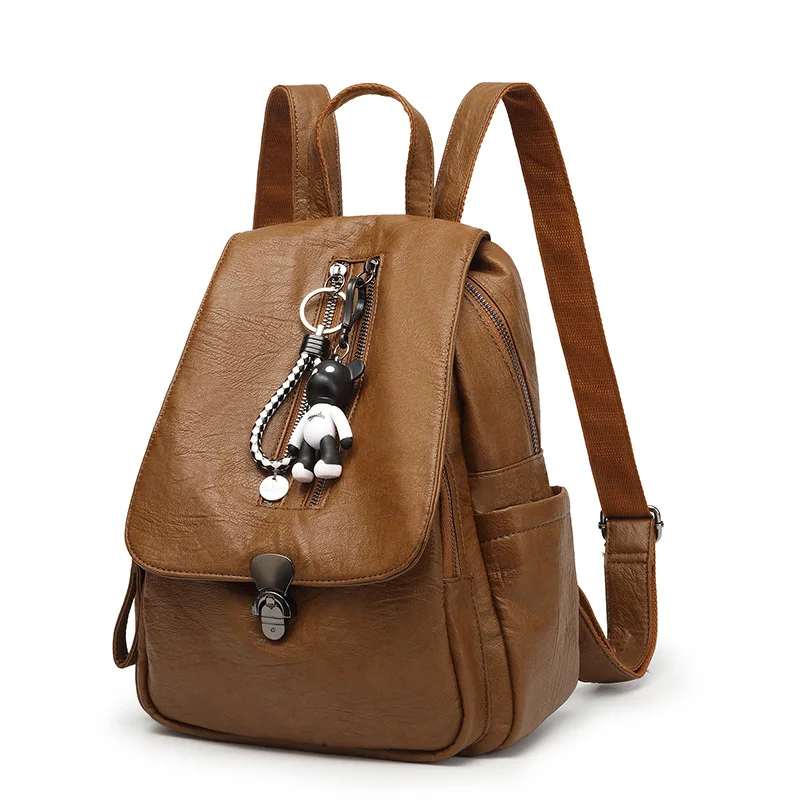

Women Travel Shoulder Leather Backpack Vintage Backpack Women Girl School Bag Back Pack Satchel Female Ladies Girl Purse C1322