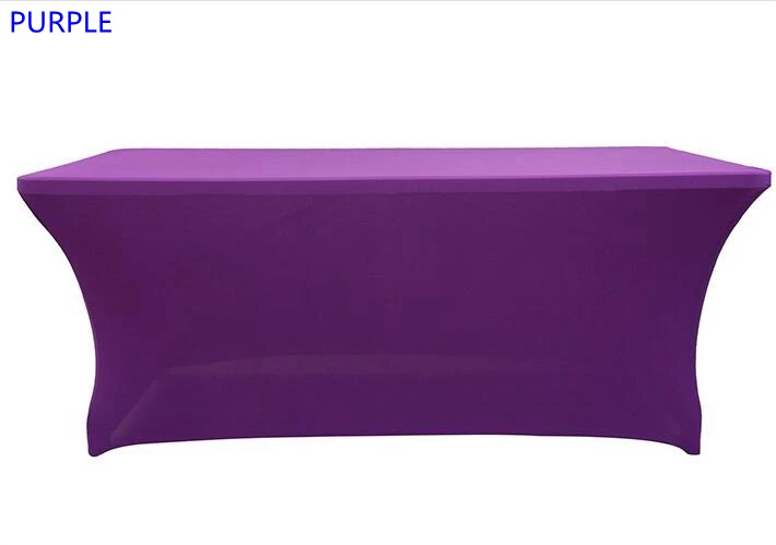6' футов/8' футов спандекс стрейч скатерти стол покрытие приспособлено
