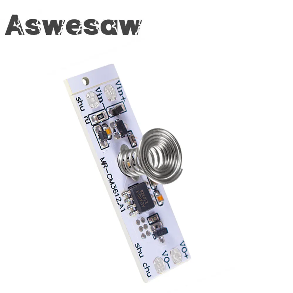 12 В постоянного тока емкостный сенсорный переключатель пружинный светодиодный