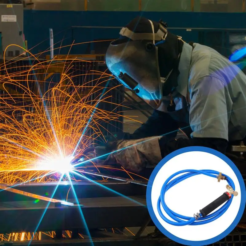 

1pc Oxygen-free Liquid Gas Welding Torch High Temperature Welding Torch (Blue) for Restaurant Home