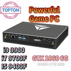 Мини-компьютер GTX 1060 GDDR5 6G игровой ПК Intel Core i9-9900 i7-9700F i3-9100F Windows 10 м. 2 NVMe SSD 4K мульти-Дисплей AC Wi-Fi
