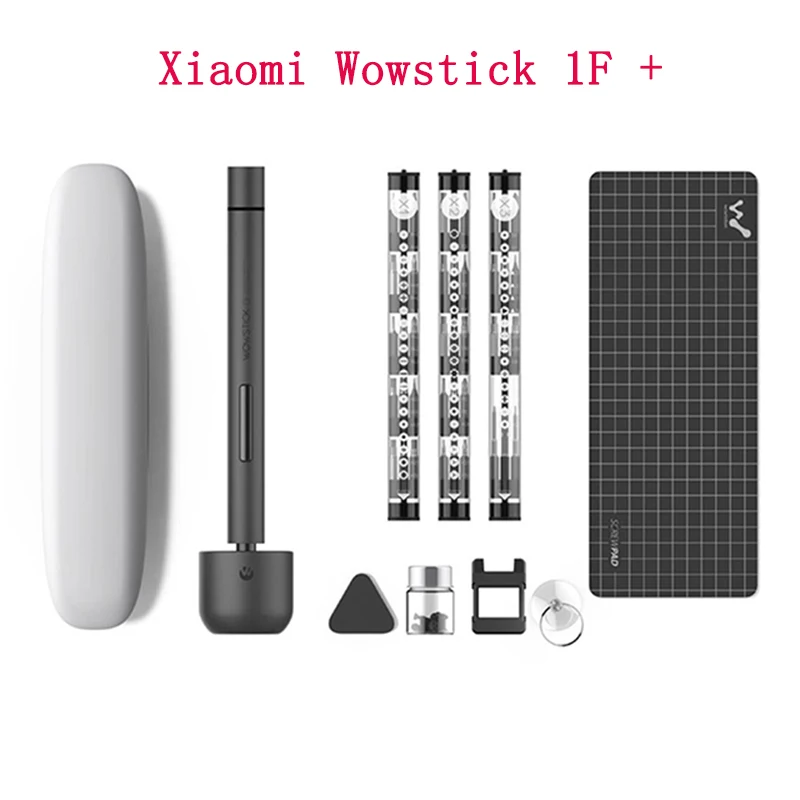 Xiaomi Wowstick 1F+ 1F Pro мини электрический отвертка Набор бит инструментарий корпус из сплава светодиодный светильник для телефона ноутбука цифровые продукты - Цвет: Wowstick 1F plus