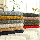 1234 чехол для дивана, чехол для подушки, утолщенный однотонный мягкий плюшевый чехол для дивана, функциональный защитный чехол