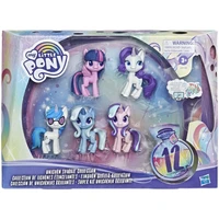 hasbro my little pony rarity twilight starlight glimmer trixie lulamoon dj pon 3 unicorn sparkle collection model anime figures