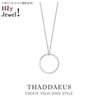 Ожерелье с большими кольцами для мужчин и женщин, весеннее модное Очаровательное ожерелье-переноска из серебра 2020 пробы в европейском стиле, 925