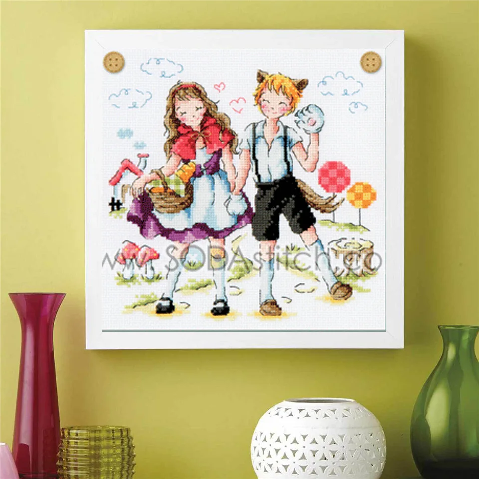 

Cross Stitch Set Chinese Cross-stitch Kit Embroidery Needlework Craft Packages Cotton Fabric Floss New Designs EmbroiderySO3165