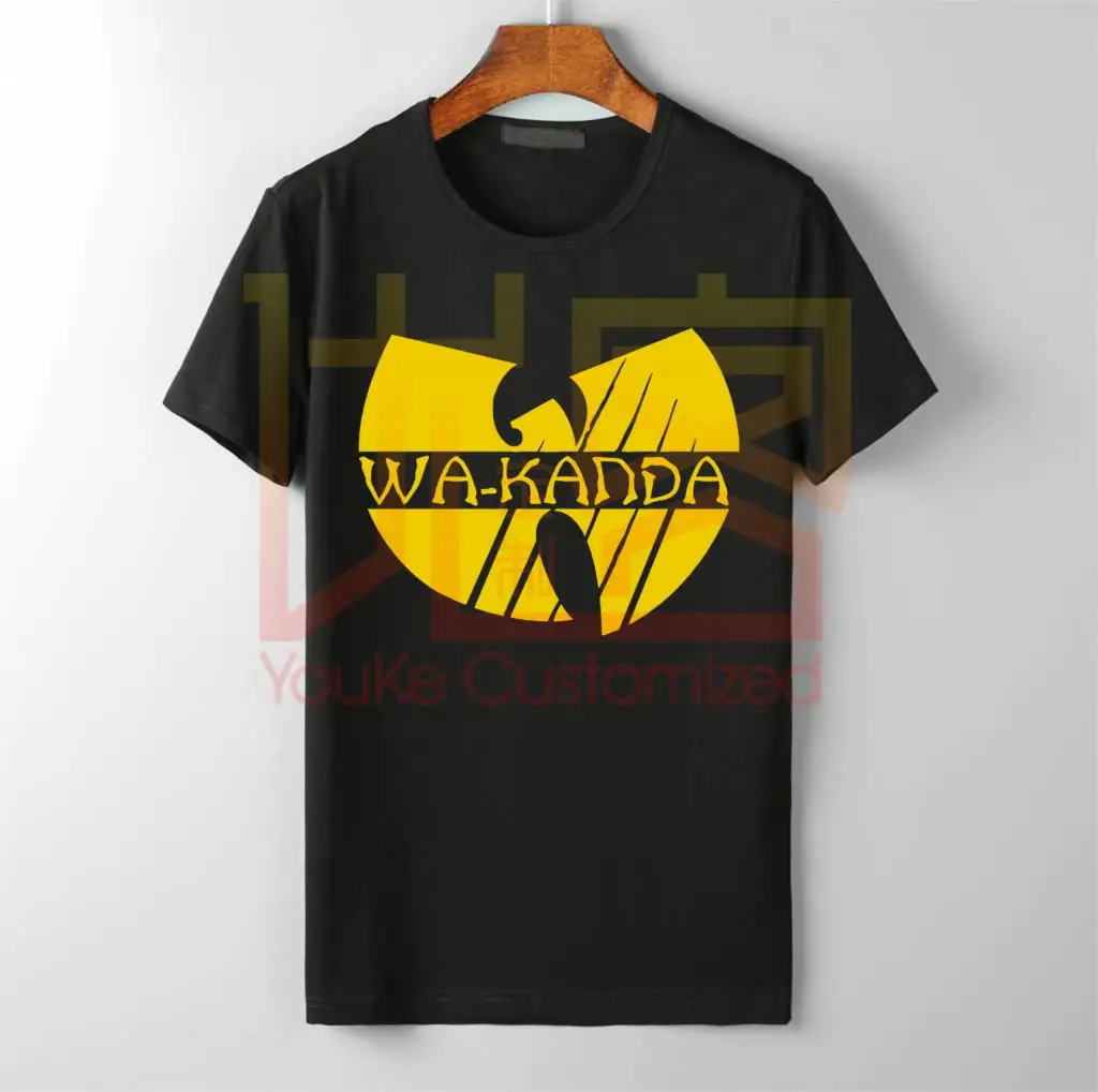 Новинка футболка wu tang clan хип-хоп группа логотип креативный дизайн мужская хит