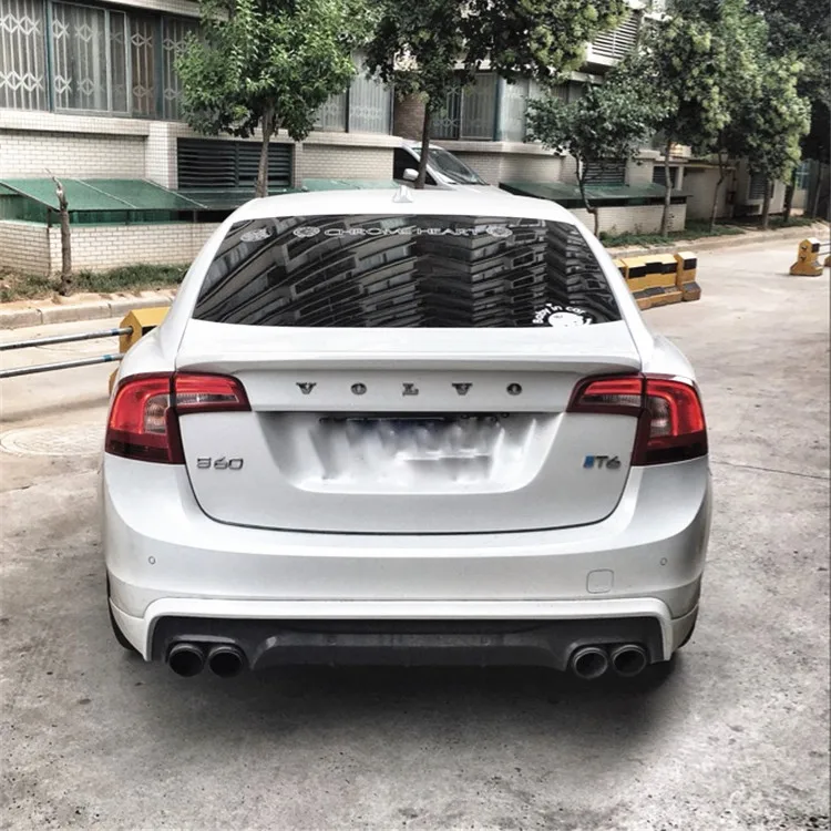 Спойлер для Volvo S60 задний спойлер из АБС пластика s60l S60L 2012 2017|rear spoiler|car rear wingrear wing |