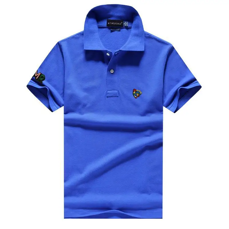100% хлопок 2020 летние Дизайнерские мужские рубашки-поло с коротким рукавом