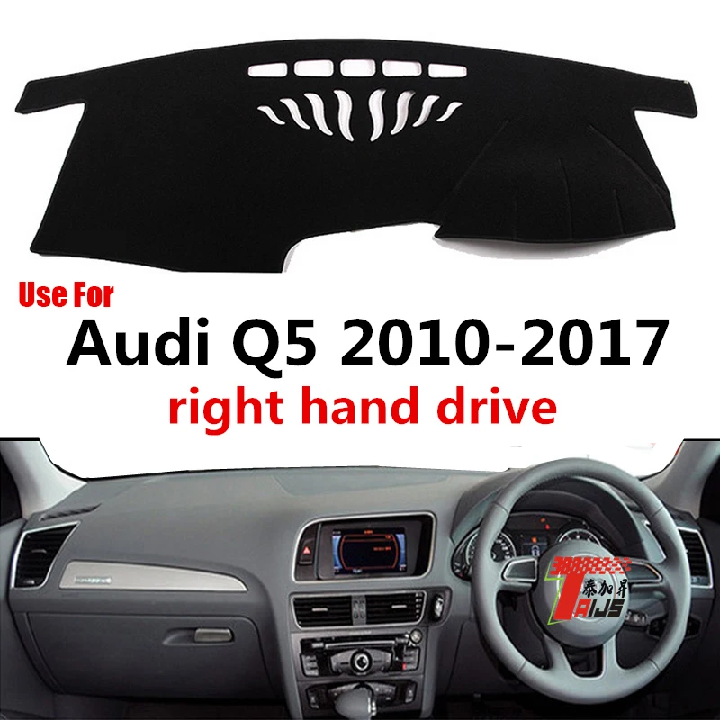 

TAIJS Factory Hot selling 3Colors Polyester Fibre Car Dashboard Cover For Audi Q5 2010-2017 Right hand drive
