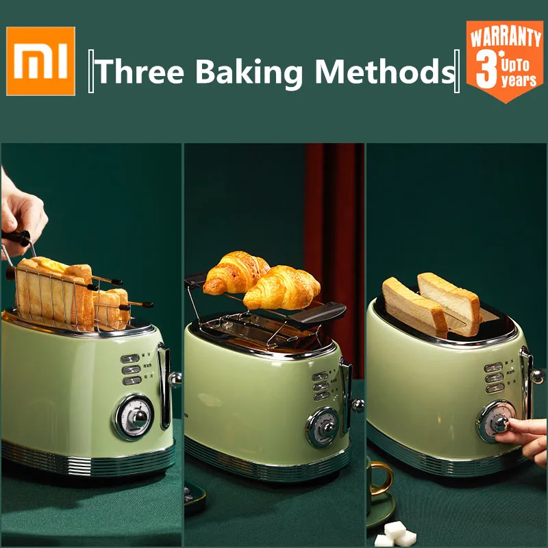 Тостер XIAOMI MIJIA Qcooker в стиле ретро Мини домашняя машина для завтрака Остер