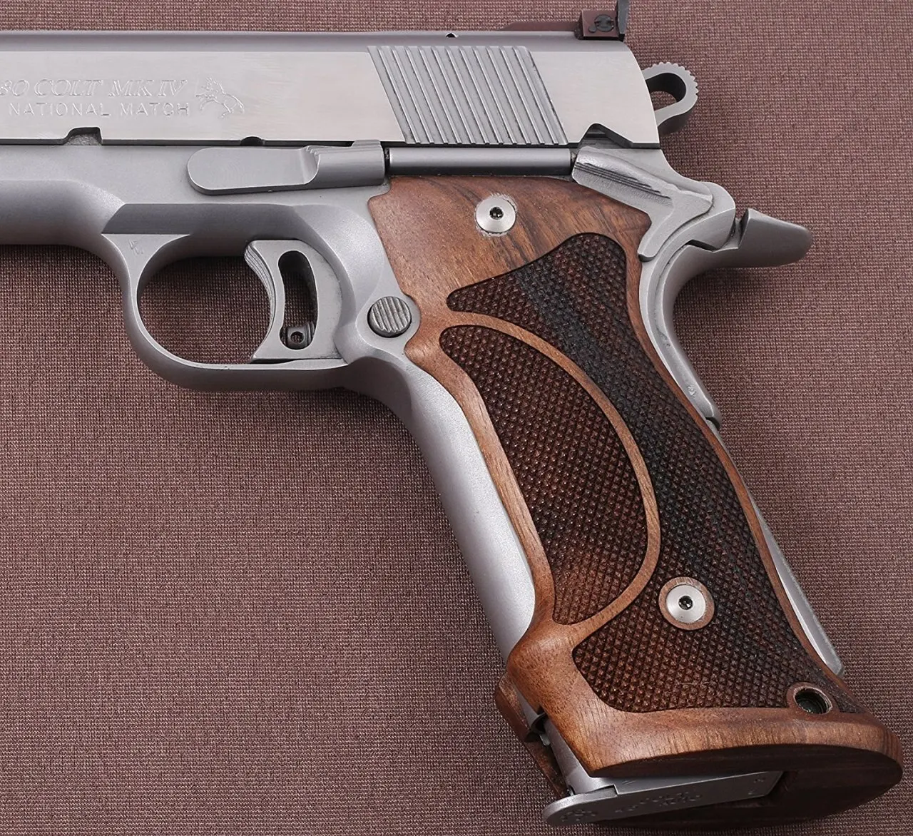 

Фирменная рукоятка ksdгрипсов для орехового ореха Colt, Kimber, Спрингфилд Armory, регент, Каспийский 1911 полноразмерный