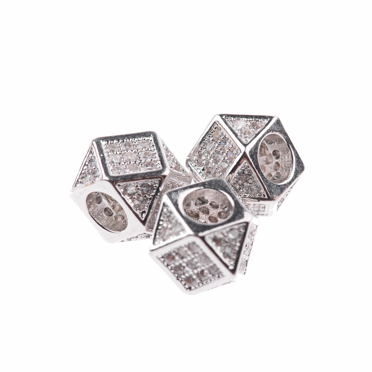 Модная модель Подвески Micro циркония в виде многоугольника алмазные бусины для