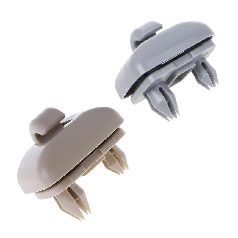 

1Pc Plastic Gray Sun Visor Clip Hook Holder for Audi A1 A3 A4 A5 Q3 Q5 2013-2015 8U0857562 8E0857562 C45