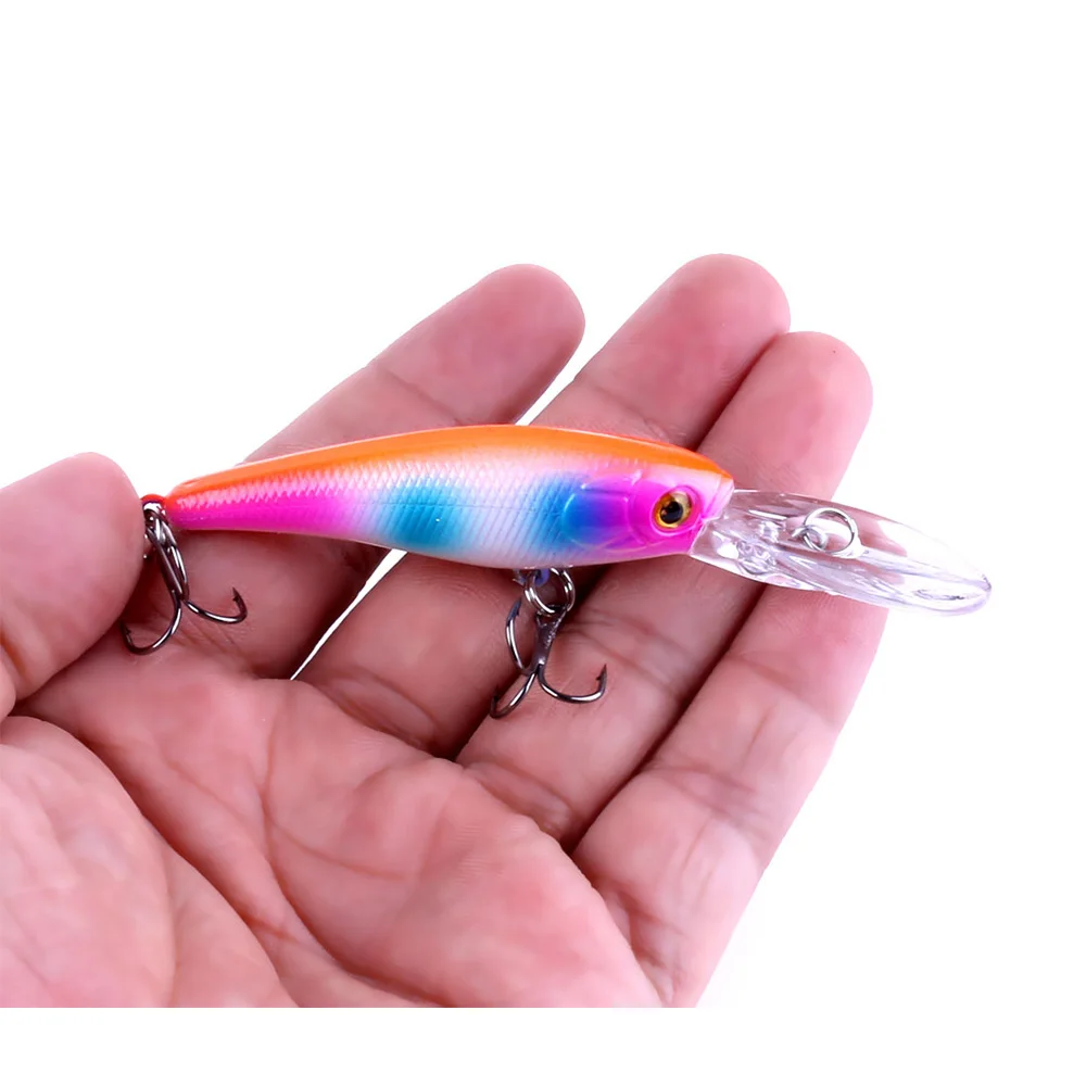 1 шт. Рыболовная Приманка для щуки Minnow 95mm 8g Джеркбейт плавание на глубине воблеры