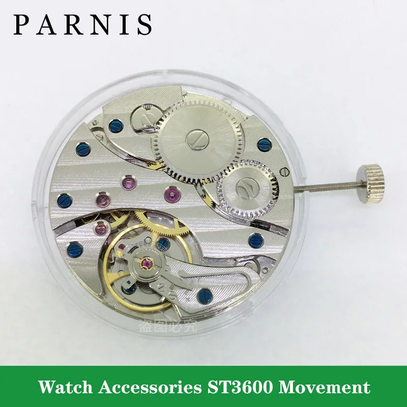 

17 Jewels 6497 Swan Neck Mechanical Hand Winding Vitage Mens Watch ST3600 Movement