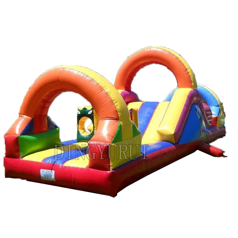 

Design inflatable slide for obstacle course ,inflatable slide with inflatable climbing for slide