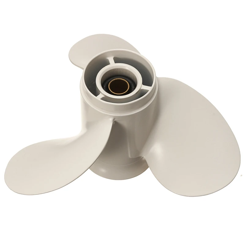 

for Yamaha 9.9-15HP 63V-45945-10-EL 9-1/4 x 9 Aluminum Alloy Marine Outboard Propeller 8 Spline Tooth 3 Blades