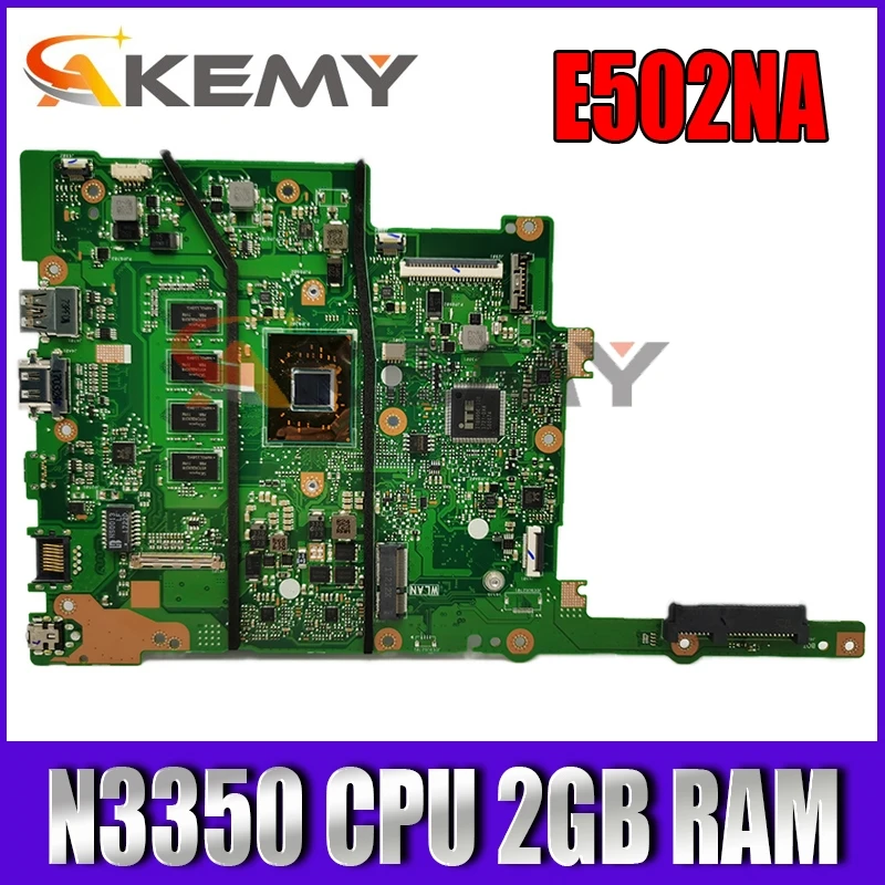 

Процессор E502NA N3350, 2 Гб ОЗУ, материнская плата REV 2,1 Для ASUS E502N E502NA, материнская плата 90NB0DI0-R00040, протестирована, бесплатная доставка