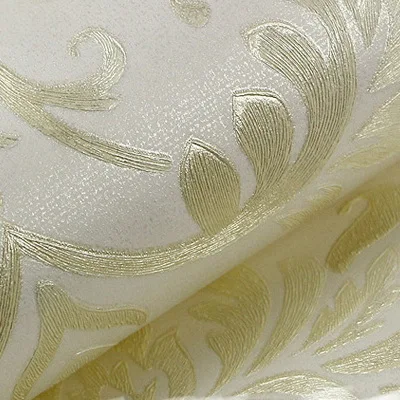 Роскошные европейские обои для гостиной спальни ТВ фон Настенные обои 3D обои тисненые Дамасские - Цвет: 3