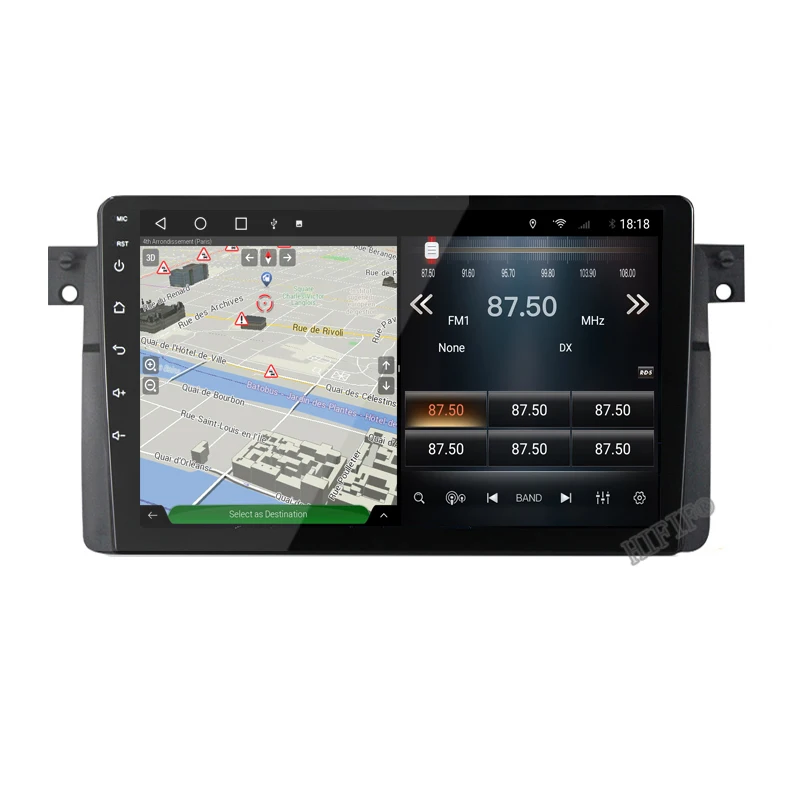 Автомагнитола Caeplay Android 10 мультимедийный плеер для BMW E46 / M3 318i 320i 325i 330/335 1998-2006 2DIN