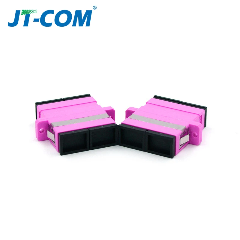 50 шт. SC симплексный волоконно оптический адаптер OM3 OM4 LC дуплексный волоконный