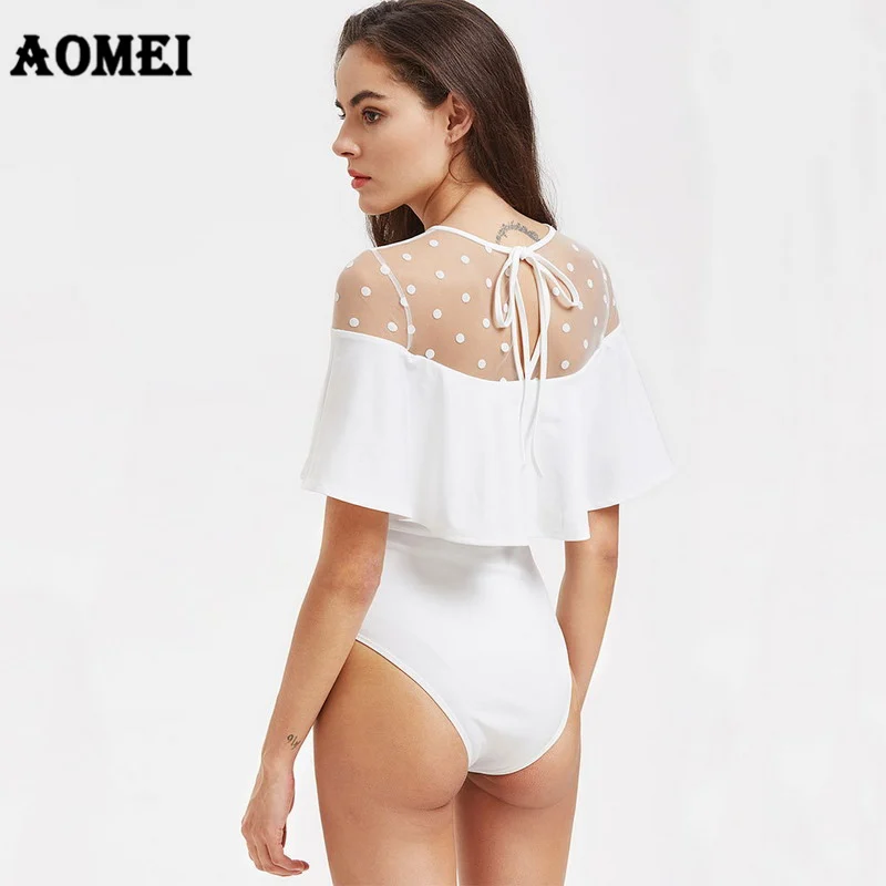 Женский боди комбинезон из лоскутного кружева сексуальный тюль прозрачные