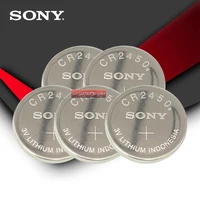 5pc sony 100 original cr2450 cr 2450 3v lithium coin watch key fobs battery batteries for swatch watch for lexus car contro