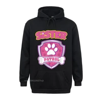 sister patro shirt dog mom dad funny birthday party hoodie high quality summer hooded hoodies cotton mens tees printed on