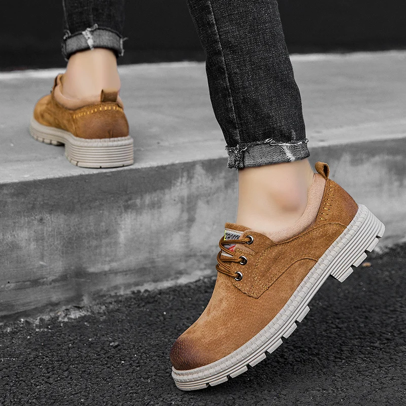 

Casual Sneakers Men Casual Leather Shoes Men Vintage Ankle Boots For Sneaker Mens Causal Flat 2020 Leisure Men's