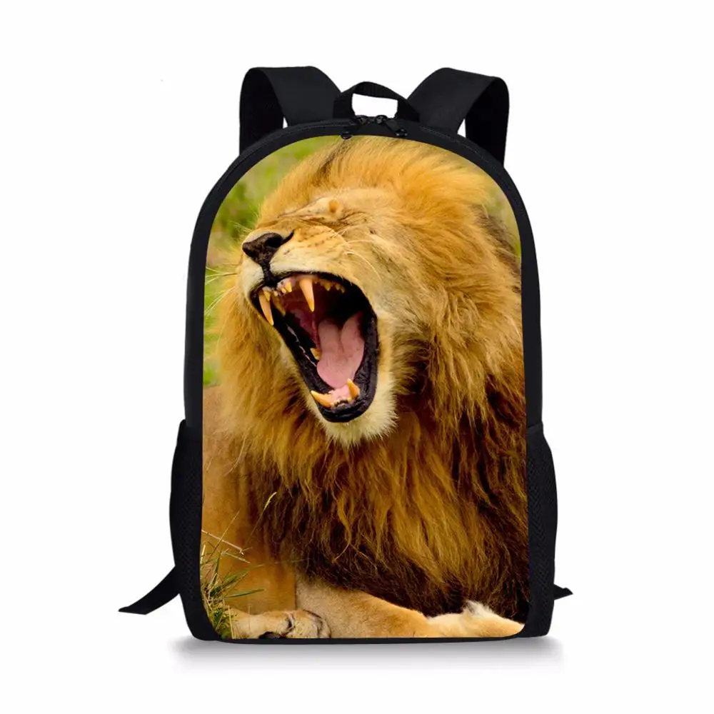 Сумка Король Лев новинка 2019 модные школьные ранцы с 3D рисунком животных для