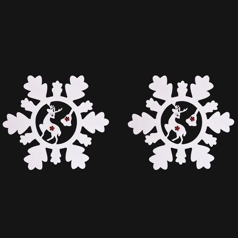 2 искусственные снежинки для украшения окон | Дом и сад