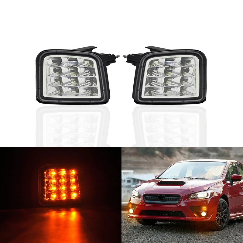 Яркий прозрачный дымчатый Янтарный светодиодный указатель поворота 12