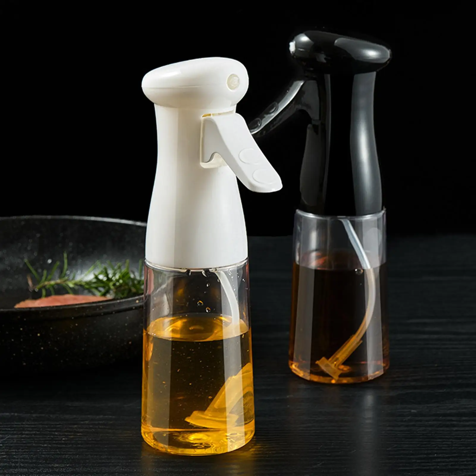 

200ml Oil Spray Bottle Cooking Baking Vinegar Mist Sprayer Barbecue Spray Bottle for Kitchen Cooking BBQ Grilling Roasting