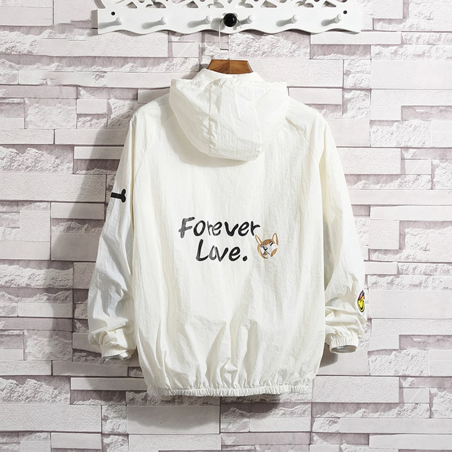 Куртка бомбер большого размера мужская повседневная весенне летняя куртка в