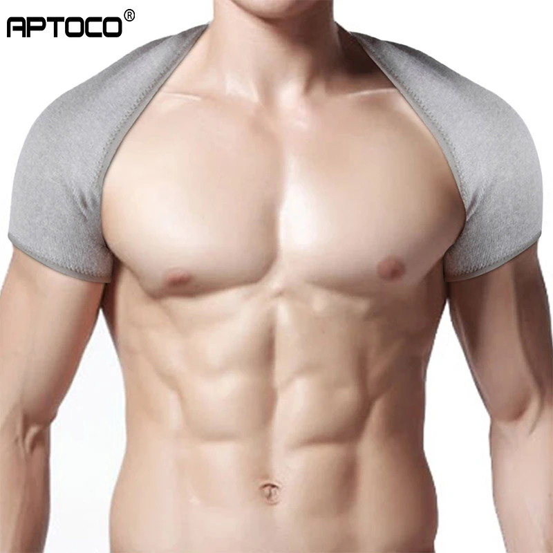 Aptoco компрессионная Наплечная опора Бамбуковая защита из древесного угля ремешок